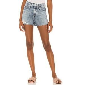 NWT AG-ED Denim Alexxis Short High Rise Wedgie‎ Shorts size 33